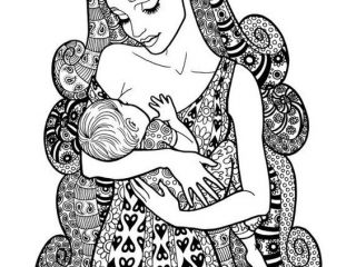 breastfeeding-mother-adult-coloring-page